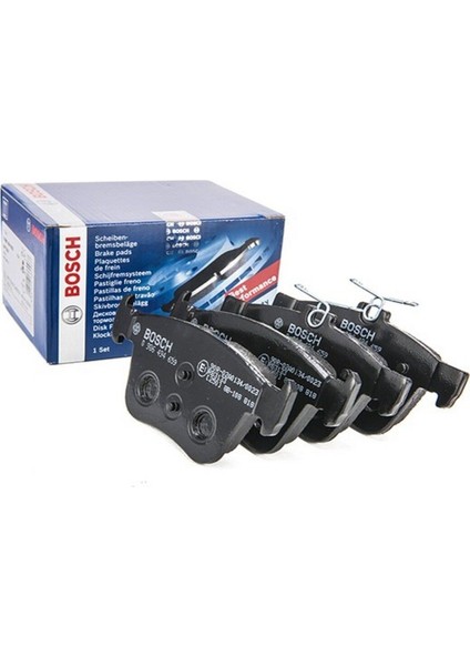 Fren Balatası Seti; Arka Vw T-Roc 2.0 Tdı 1/2022 - 3/2024 110 Kw D11