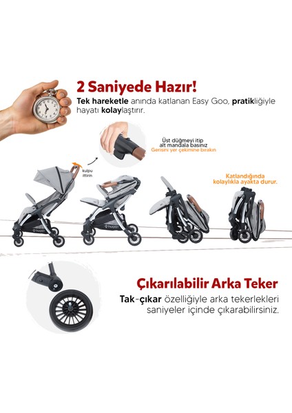 3 In 1 Yeni Doğan Seti Travel Sistem Bebek Arabası + Oyun Parkı + Mama Sandalyesi