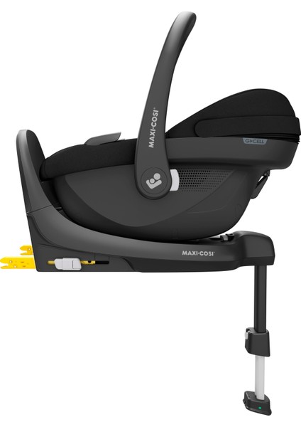 Pebble S Adac'lı Isofix Bazalı Ana Kucağı ve Bebek Oto Koltuğu 0-13 kg Tonal Black