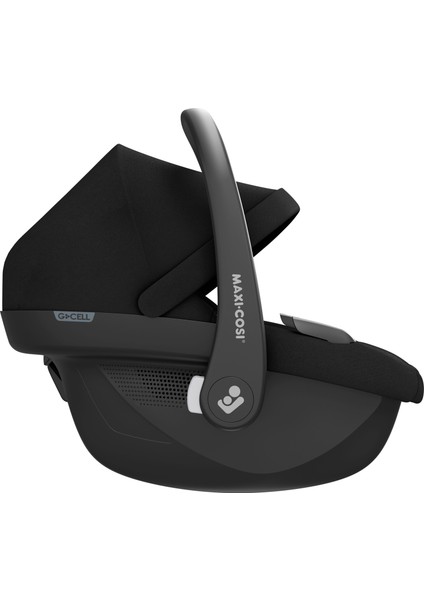 Pebble S Adac'lı Isofix Bazalı Ana Kucağı ve Bebek Oto Koltuğu 0-13 kg Tonal Black