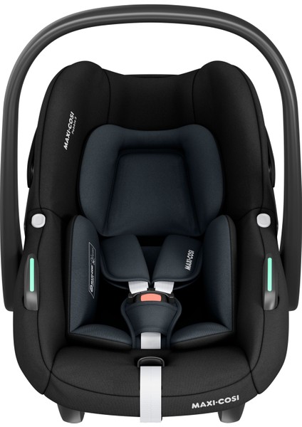 Pebble S Adac'lı Isofix Bazalı Ana Kucağı ve Bebek Oto Koltuğu 0-13 kg Tonal Black