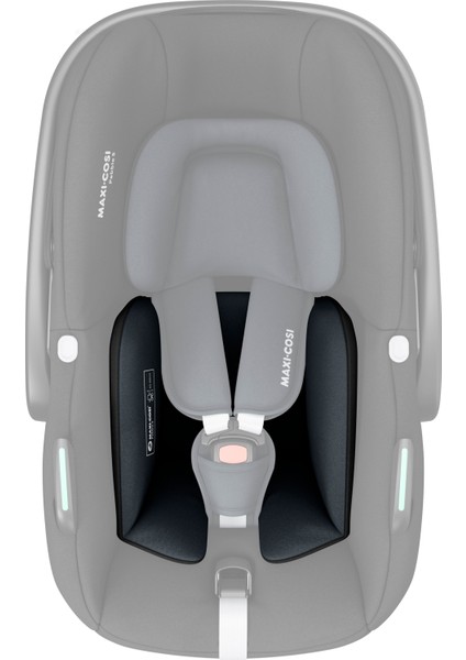 Pebble S Adac'lı Isofix Bazalı Ana Kucağı ve Bebek Oto Koltuğu 0-13 kg Tonal Black
