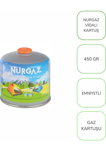 Nurgaz 450 gr Vidalı Kartuş fiyatları