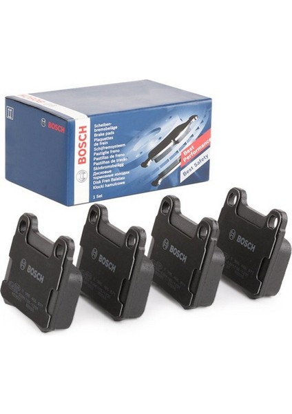 Diskli fren balatası seti; arka MERCEDES 190 E 2.3-16 4/1984 - 1/1987 136 kW 201