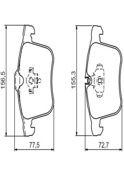 Fren Balatası Seti; Ön Opel Vectra 3.2 I Caravan 9/2003 - 9/2005 155 Kw Z02