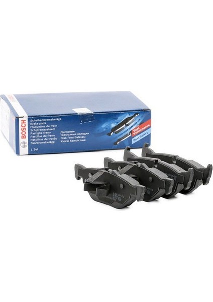 Diskli fren balatası seti; arka BMW 130 i 9/2009 - 12/2011 190 kW E 81 modelleri