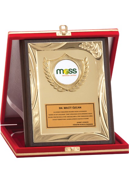 - Ahşap Plaketler - PL-125 A - 18X24 cm