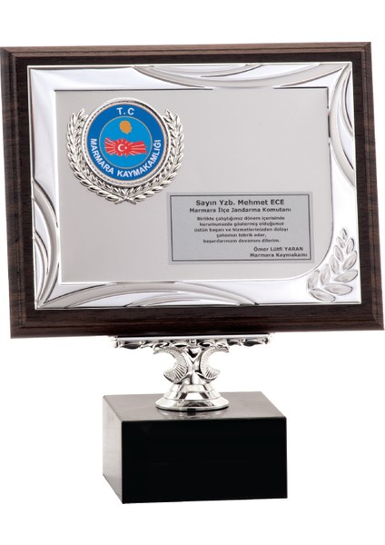 - Ahşap Plaketler - PL-124 B - 18X24 cm