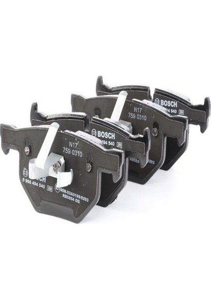 Diskli fren balatası seti; arka BMW 330 xi Touring 9/2005 - 9/2007 190 kW E 91 fiyatları