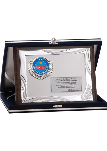 - Ahşap Plaketler - PL-123 B - 18X24 cm