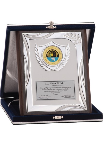 - Ahşap Plaketler - PL-123 A - 18X24 cm