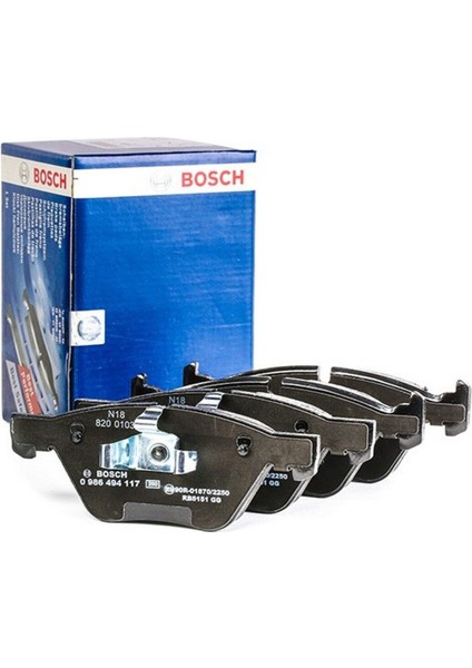 Fren Balatası Seti; Ön Bmw 320 I Coupe 3/2007 - 6/2013 115 Kw E 92