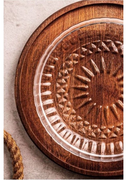 Fleur El Yapımı Büyük Boy Cam Salata Kasesi 24X6 cm fiyatları