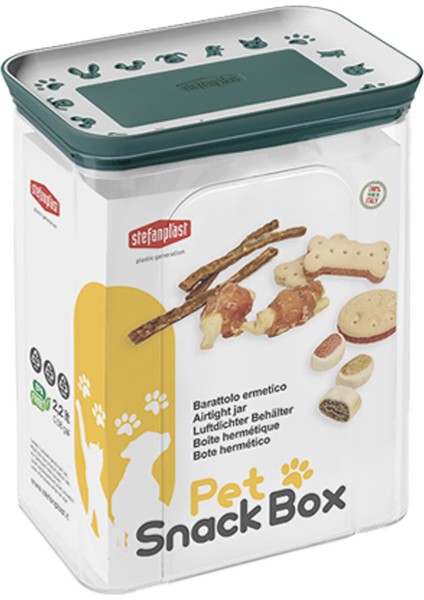 Dikdörtgen Snackbox 2,2lt Yeşil/beyaz