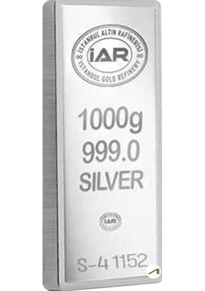 1000 gr Gümüş Külçe