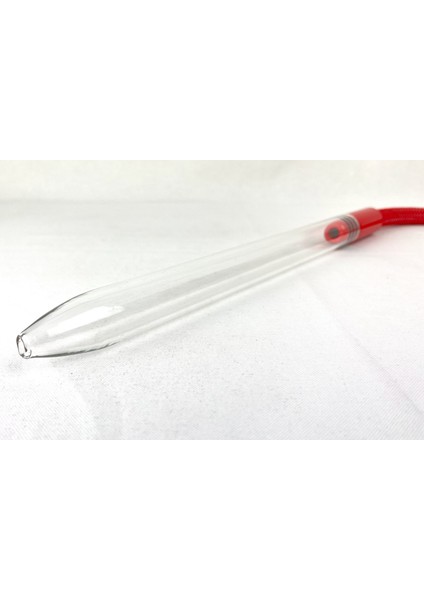 Cam Nargile Marpucu - Kırmızı Hasır Örgü Kaplama Silikon Hortum fiyatları