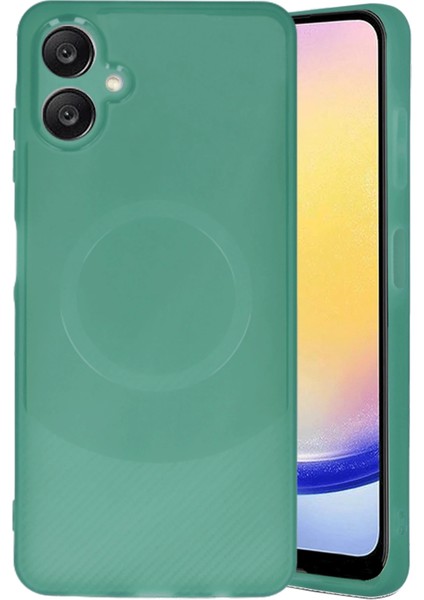 Samsung A06 Kılıf Maya Karbon Kapak - Koyu Yeşil Gnzrz