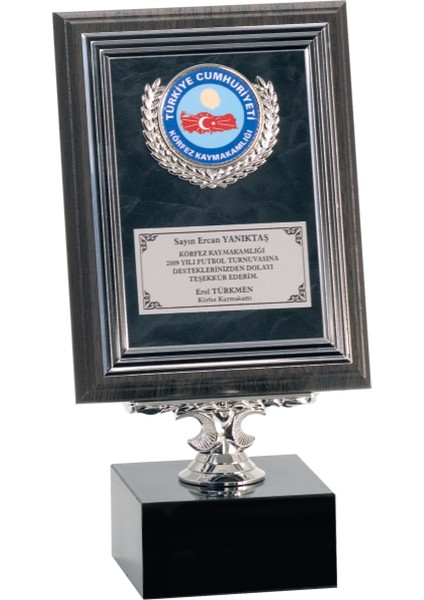 - Ahşap Plaketler - PL-110 B - 15X20 cm