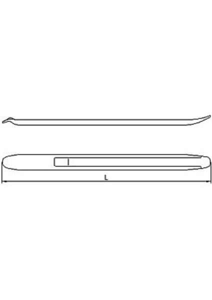 6351 Oluklu Levye 600MM 24'' fiyatları