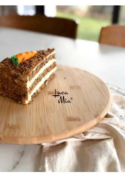 Bambu 30 cm Dönerli Sunumluk