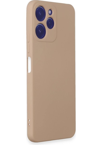 Xiaomi Redmi 12 Kılıf Nano Içi Kadife Silikon - Pudra Gnzrz