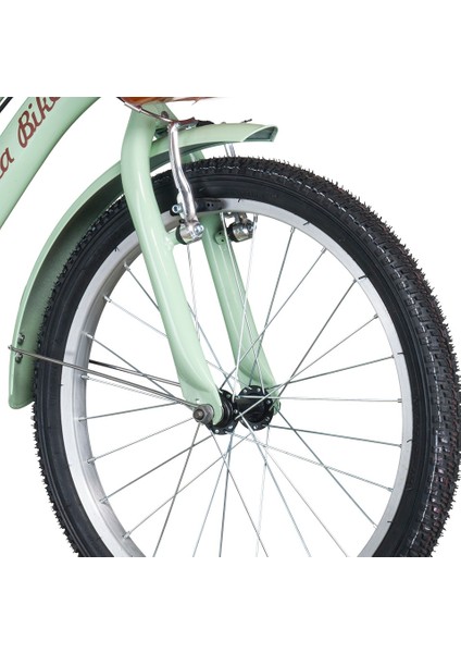 Cesa Bikes Bagajlı Demir Çamurluk 20 Jant 7-10 Yaş Pastel Yeşil Çocuk Bisikleti fiyatları