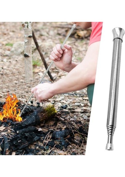 Teleskopik Ateş Başlatıcı Outdoor Üfleme Borusu 63 cm (5131)
