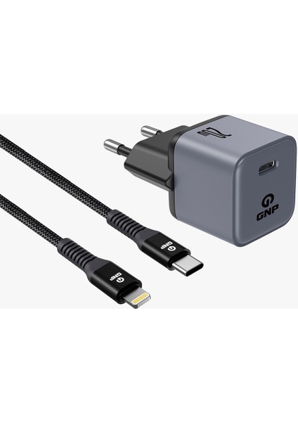 20W Gan Şarj Kiti Lightning