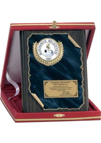 - Ahşap Plaketler - PL-105 B - 15X20 cm