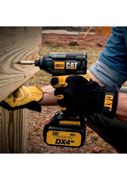 DX12K.2 18VOLT/4.0AH Li-Ion Çift Akülü Kömürsüz Profesyonel Şarjlı Darbeli Matkap + DX71.2 Kömürsüz Darbeli Tornavida Kombo Set