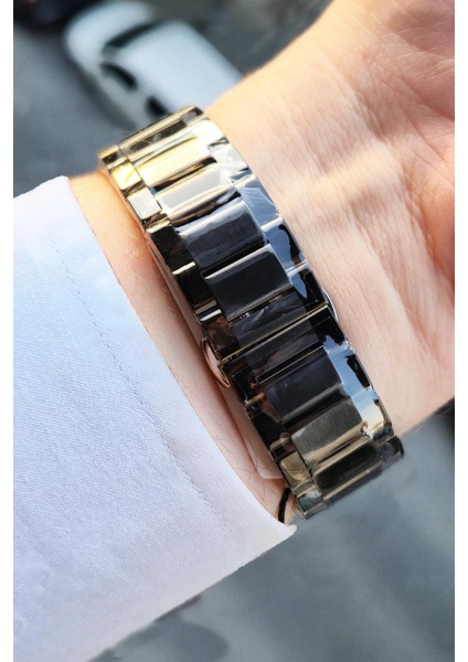 Exclusive Dual Time Özellikli Füme Kasa ve Kordon Harika Moel Erkek Kol Saati modelleri