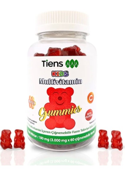 Multivitamin İçeren Çiğnenebilir Form Takviye Edici Gıda