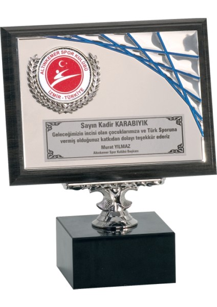 - Ahşap Plaketler - PL-100 B - 15X20 cm