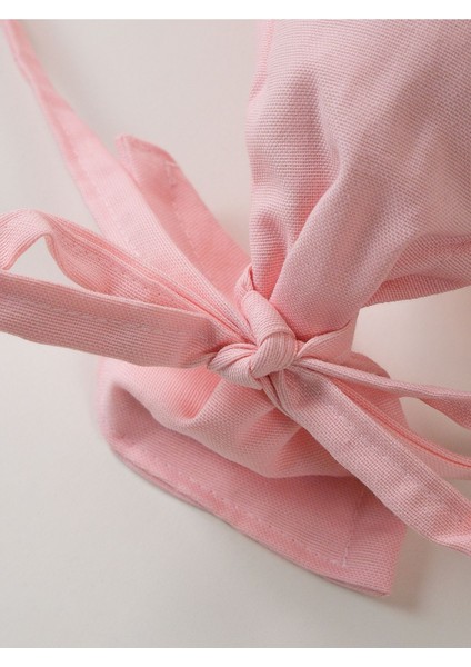 Kalpli Balon Yastık Pudra Pembe 43X45 cm