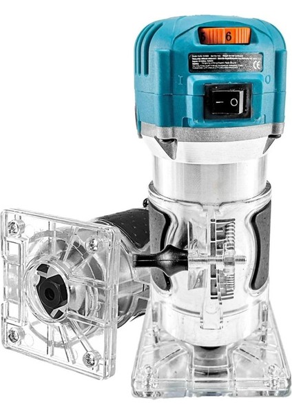 Pro 6 Kademe Devir Ayarlı 600W Formika Traşlama Freze Makinesi 6mm Pens 2 Yıl Garantili indirimleri