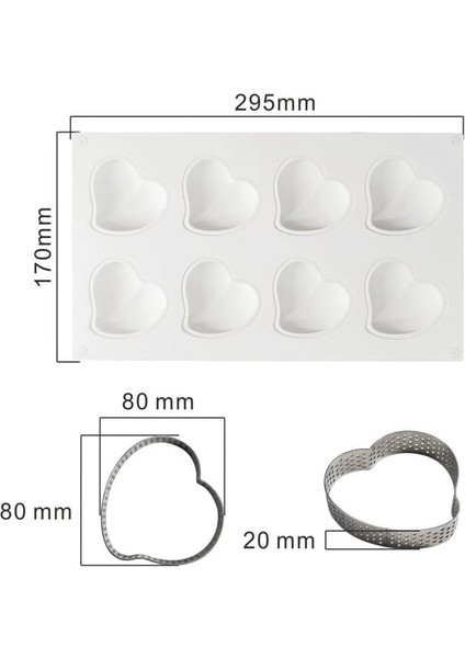Silikon Mus Kalıp Aşk Kalp Şekilli Silikon Sabun Kalıpları Pişirme Için 3D Kek Silikon Kalıplar fırsatları