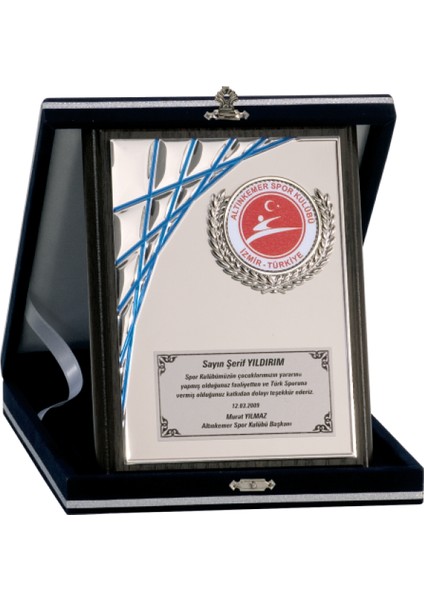 - Ahşap Plaketler - PL-097 B - 15X20 cm