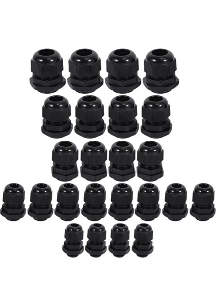 24 Adet Plastik Su Geçirmez Ayarlanabilir 3,5 - 13MM Kablo Rakoru Bağlantıları, Pg7, Pg9, PG11, PG13.5, PG16, 24'lü Paket (Yurt Dışından) fiyatları
