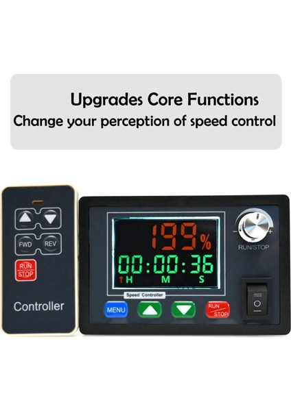 DC10-55V 40A Pwm Motor Hız Kontrol Cihazı Kablosuz Uzaktan Dc Fırçalı Motor Regülatörü Pozitif Ters Voltaj Regülatörü (Yurt Dışından)
