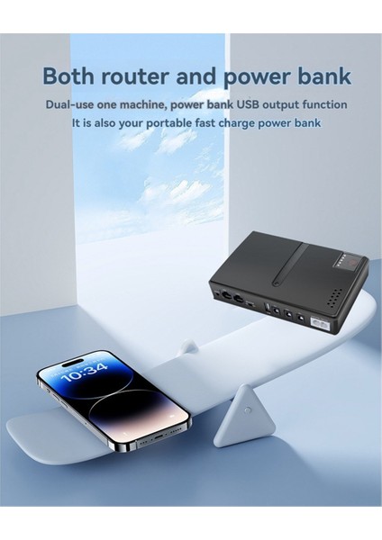 Dc Ups Kesintisiz Güç Kaynağı Mini Ups 5V9V12V 36W 10400MAH Yönlendirici Optik Cat Monitör Yedek Güç Kaynağı Ab Fişi (Yurt Dışından)