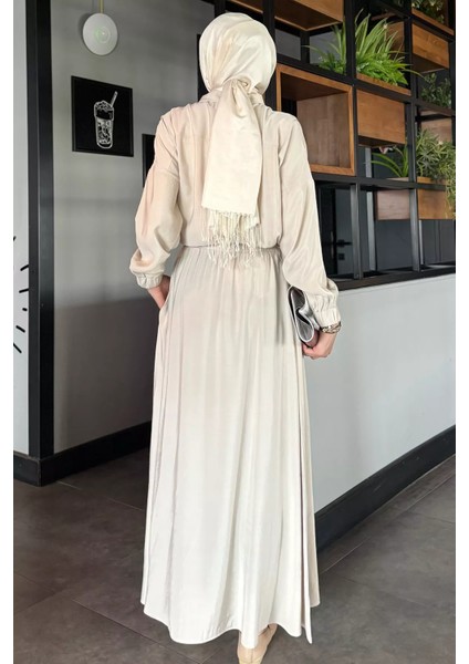 Ön Fermuarlı Paraşüt Kumaş Etek Ceket Tesettür Ikili Takım P-00010205 fırsatları