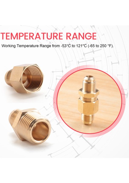 Esnek Gaz Hattı Hortumu Pirinç Bağlantısı, 1/2 Inç Erkek Bağlantı x 1/2 Inç Erkek Npt ve 1/2 Inç Erkek Bağlantı x 1/2 Inç Dişi Npt (Yurt Dışından)