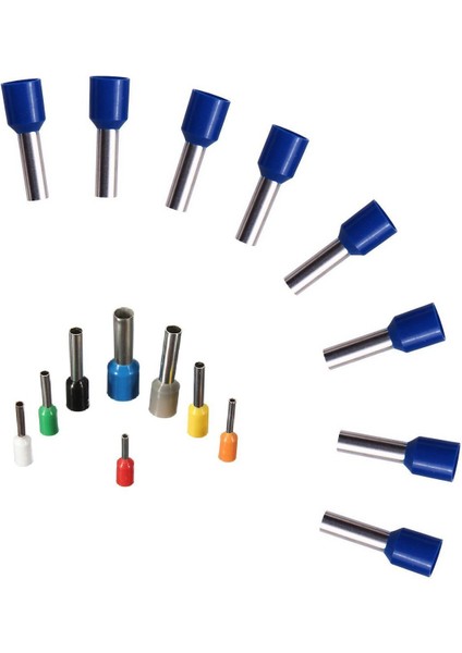 800 Pcs Yüksük Kiti, Tel Yüksük Sıkma Konnektörü, Yalıtımlı Kordon Pim Uç Terminali Awg 22-10 Kiti, Kılıflı Büyük Ürün Çeşitliliği Yüksük Kiti (Yurt Dışından)