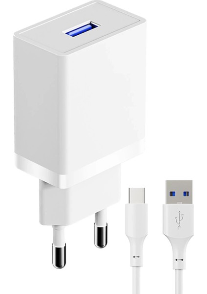 Samsung Galaxy A52 A52S A53 A54 A55 Şarj Aleti 12W 2.4A Type-C Set - JK77