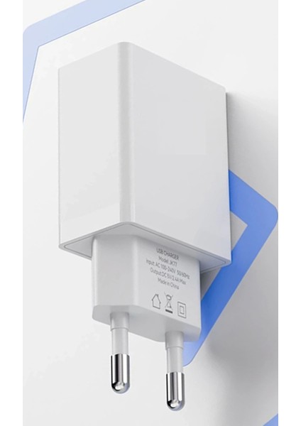 Samsung Galaxy A52 A52S A53 A54 A55 Şarj Aleti 12W 2.4A Type-C Set - JK77 modelleri