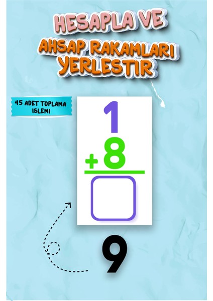 Gör ve Hesapla Montessori Matematik Toplama Çıkarma Kreş Ana Sınıf Yükselen Eğitici Zeka Kutu Oyunu fırsatları