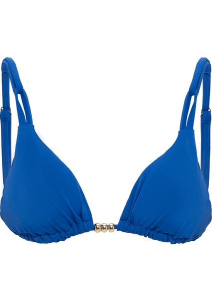 Aquaviva Kadın Saks Izabella Gold Aksesuarlı Üçgen Bikini Takımı fiyatları
