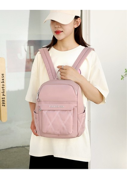 2023 Sonbahar Yeni Hırsızlığa Karşı Bayan Omuz Çantası Naylon Nakış Bayan Çantası Üniversite Öğrencisi Sırt Çantası (Yurt Dışından) fiyatları