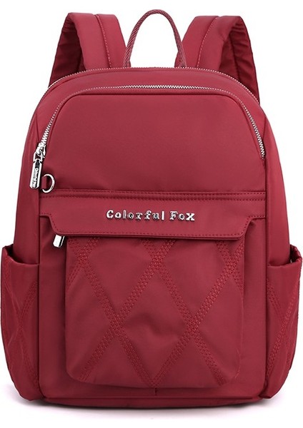 2023 Sonbahar Yeni Hırsızlığa Karşı Bayan Omuz Çantası Naylon Nakış Bayan Çantası Üniversite Öğrencisi Sırt Çantası (Yurt Dışından)