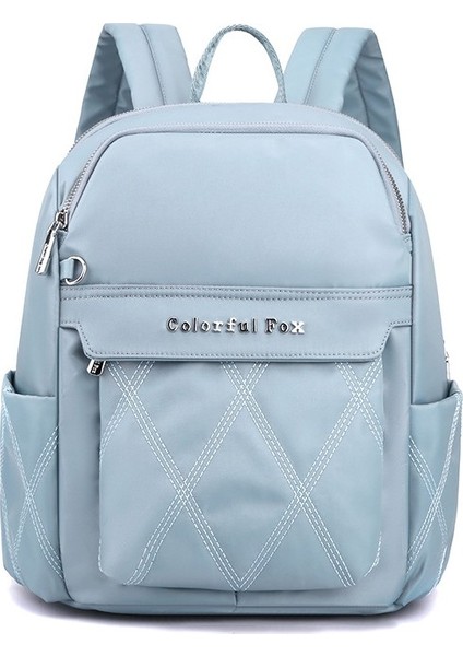 2023 Sonbahar Yeni Hırsızlığa Karşı Bayan Omuz Çantası Naylon Nakış Bayan Çantası Üniversite Öğrencisi Sırt Çantası (Yurt Dışından)